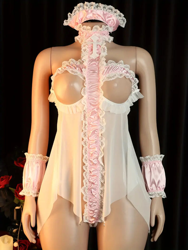 Latest sexy uniform set, Halloween and Christmas limited COS maid and nurse costume, date battle outfit set