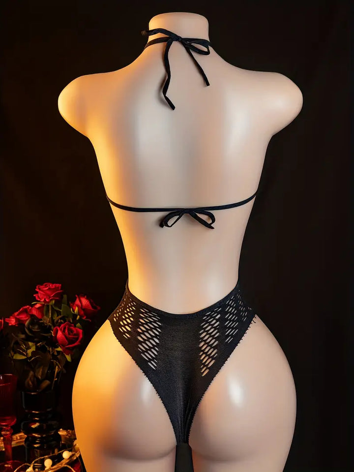 Sexy Lingerie Bodystocking Fishnet Sexy Hollow Out Mesh Bodysuit And Tights Ladies Erotic Costumes Erotic Jumpsuit Body Stockings