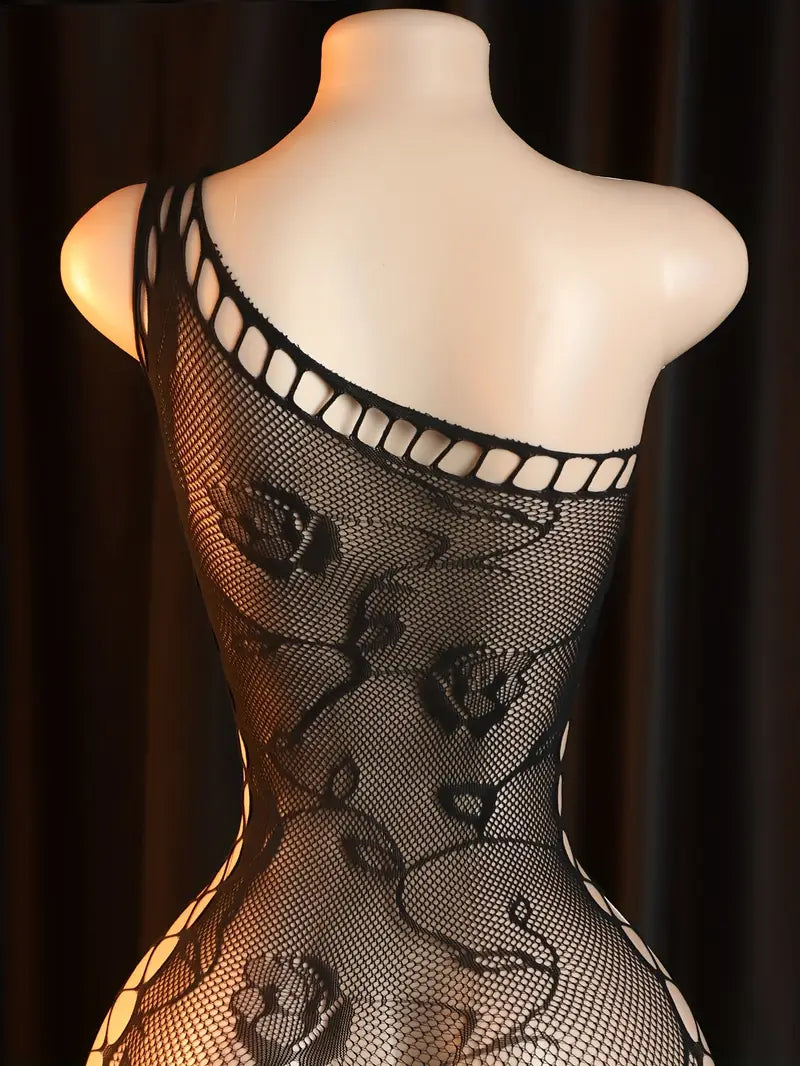 Sexy Bodystocking Bodysuit Lingerie Temptation Hollow Jacquard Bodystocking Women Erotic Costume Erotic Bodysuit, Body Stockings