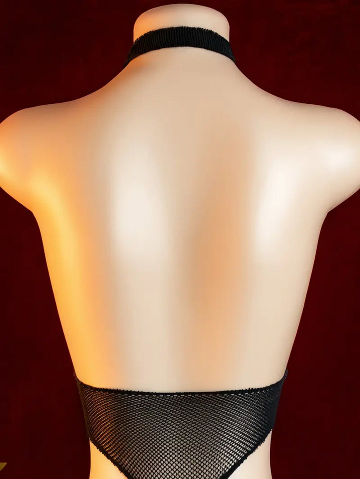 Sexy Lingerie Sexy Hollow Out Pinch Waist Mesh Clothes Sexy Bodystocking Fishnet