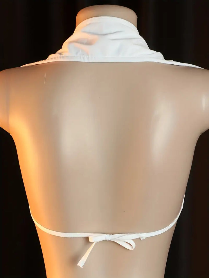 New sexy sheer lingerie set, featuring a hollowed-out bust, body-hugging skirt, seductive uniform temptation, romantic evening wear, revealing dress, easily removable sleepwear, pure uniform set, bold erotic clothing with exotic allure.