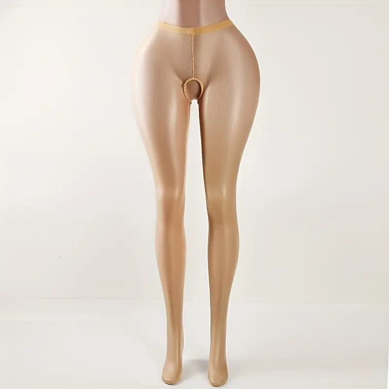 Sexual Interest Pearlescent Stockings Lady Open Stripless Stockings Bed Sexy Long Over Knee Suspenders Date Stripless Erotic Lingerie See-Through Fishnet Stockings Bold Seductive Lingerie Pantyhose