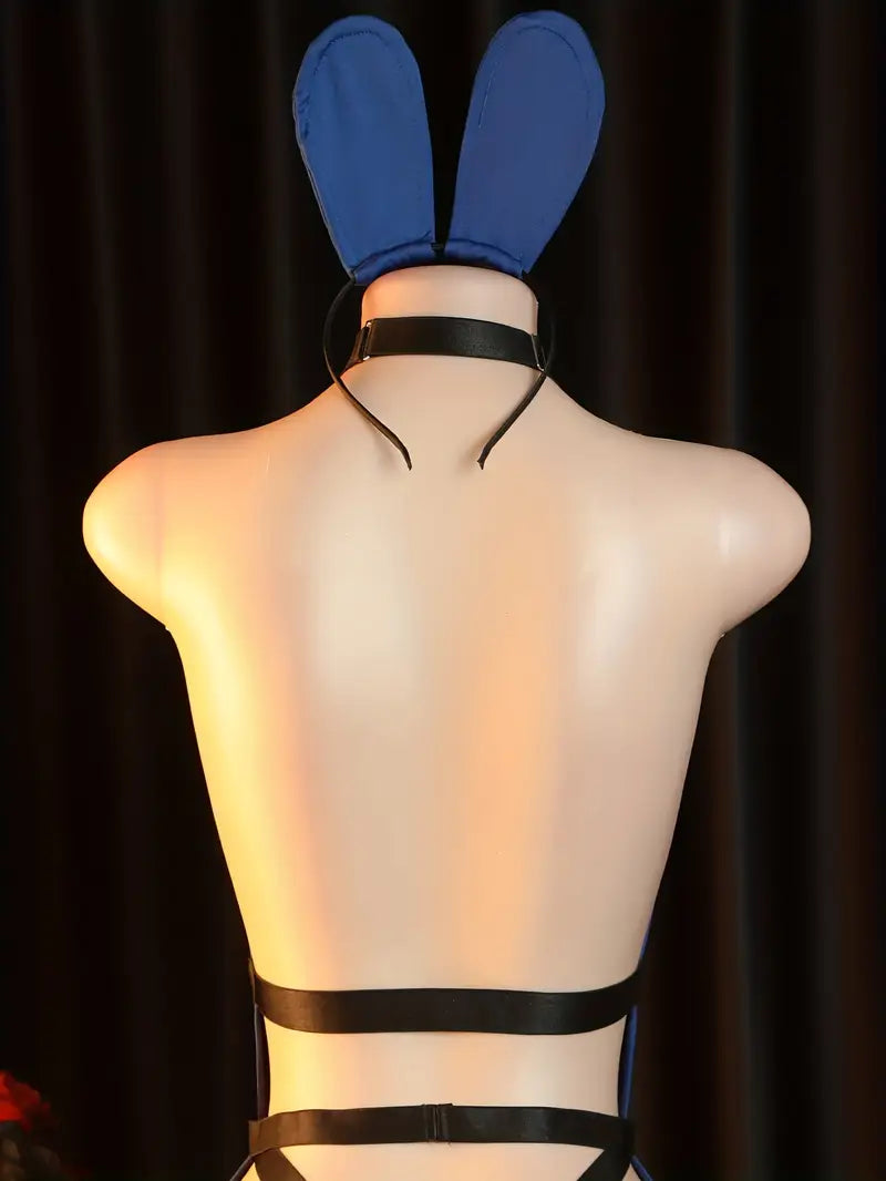 Sexy Bodysuit Lingerie Deep V Bunny Bodysuit Role Play Ladies Erotica Bodysuit Sexy Uniform Erotica Fitted Bodysuit