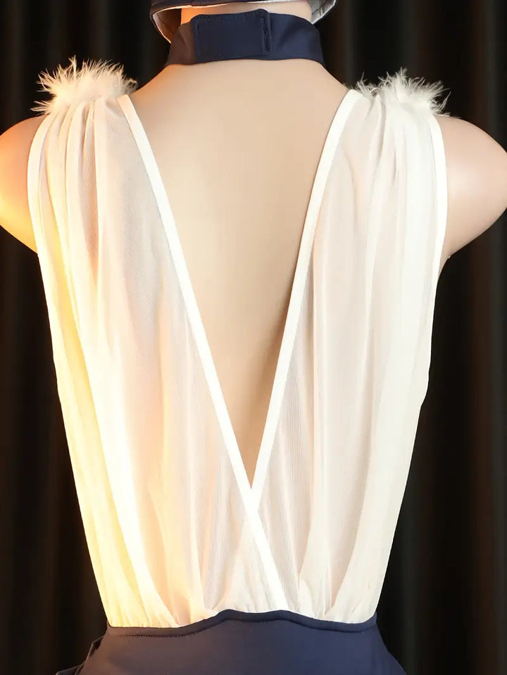 Sexy Dress Lingerie Set Temptation See-Through Hip Dress Air Royalty Role Play Sexy Erotic Costume Role Play Sexy One-Piece Dresses
