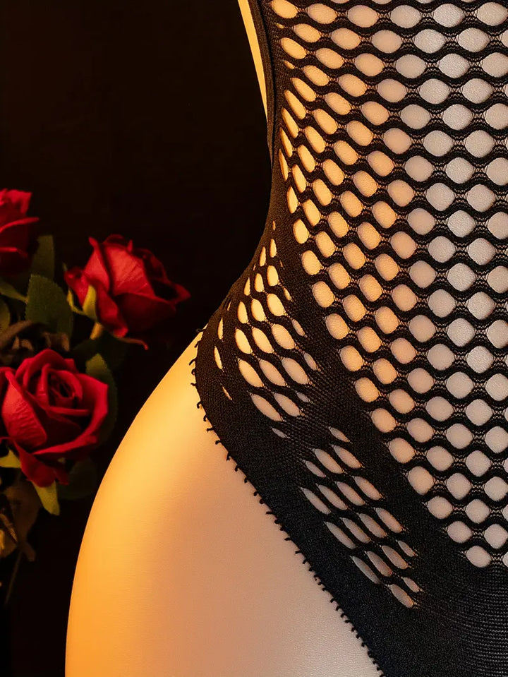 Sexy Lingerie Bodystocking Fishnet Sexy Hollow Out Mesh Bodysuit And Tights Ladies Erotic Costumes Erotic Jumpsuit Body Stockings