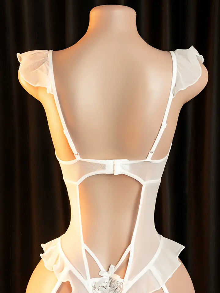New erotic lingerie opening sedation free temptation bodysuit sexy pearl massage crotch pajamas small breasts show off big uniform dating robe suit on bed passion big open back tights new bold erotic costume exposing exotic seductive lingerie