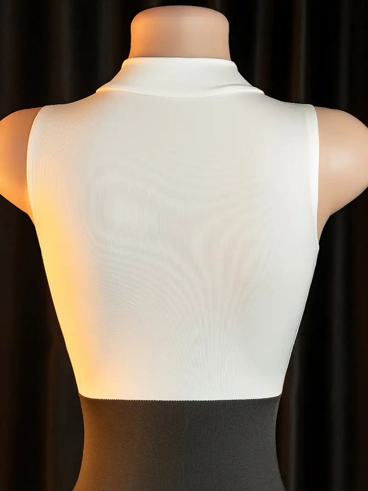New sexy sheer lingerie sexy secretary outfit with hollowed-out bust, body-hugging uniform temptation ensemble for dates, revealing dress for the bedroom, no need to take off passionate sleepwear, pure uniform set.