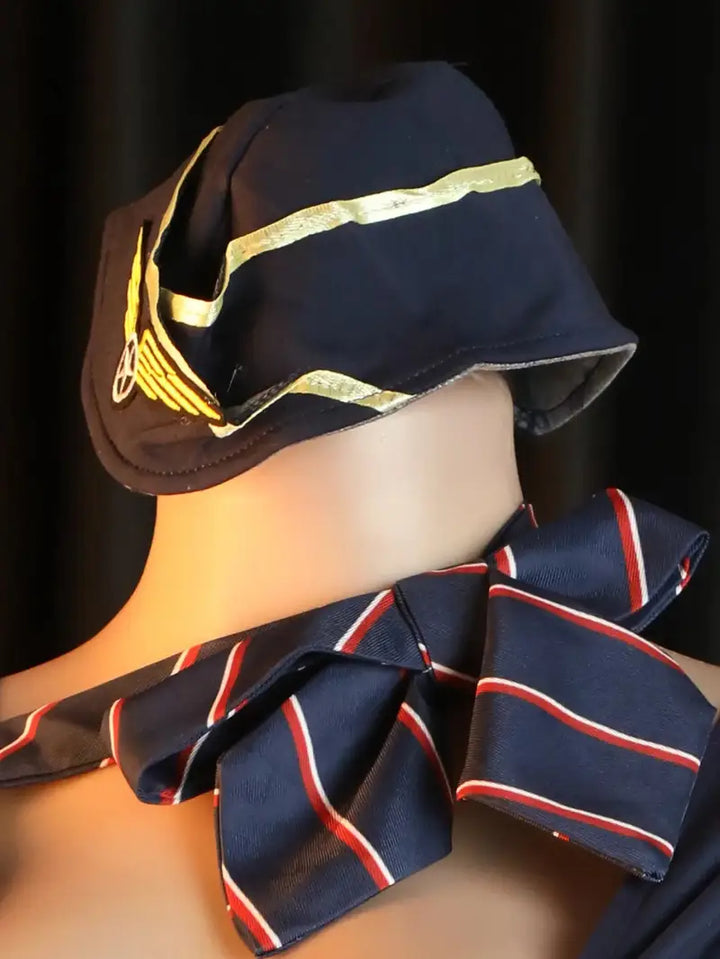 Sexy lingerie and outfit sets: alluring flight attendant uniform dresses, charming robes with thongs, sexy lingerie sets, naughty lingerie, women's hot lingerie, female sexy nightwear, women's sexy underwear.