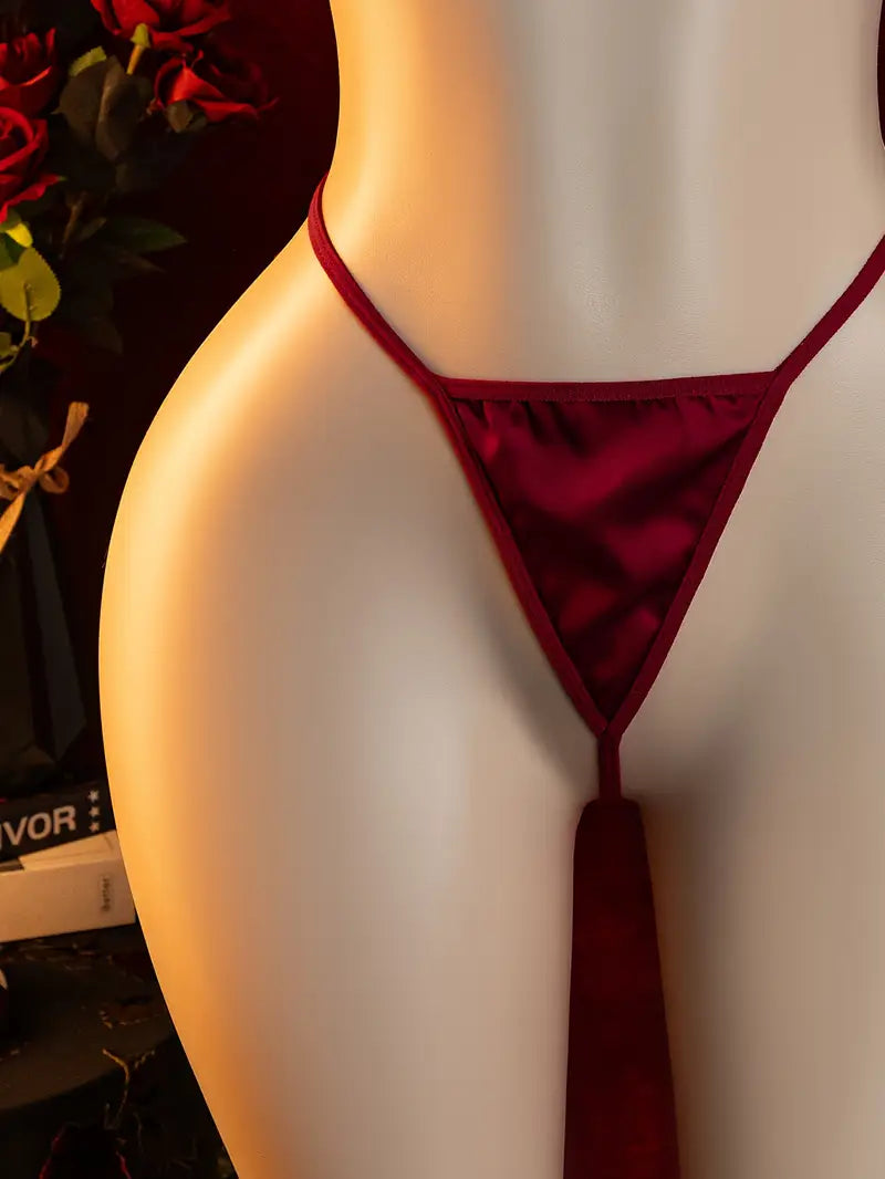 Plus size sexy lingerie sheer lace side tie lost slinky nightgown pure desire revealing chest temptation small bust date waist hollow sleepwear set bed passion no removal battle robe bold lingerie exposing exotic alluring outfits adjustable tie sizes.