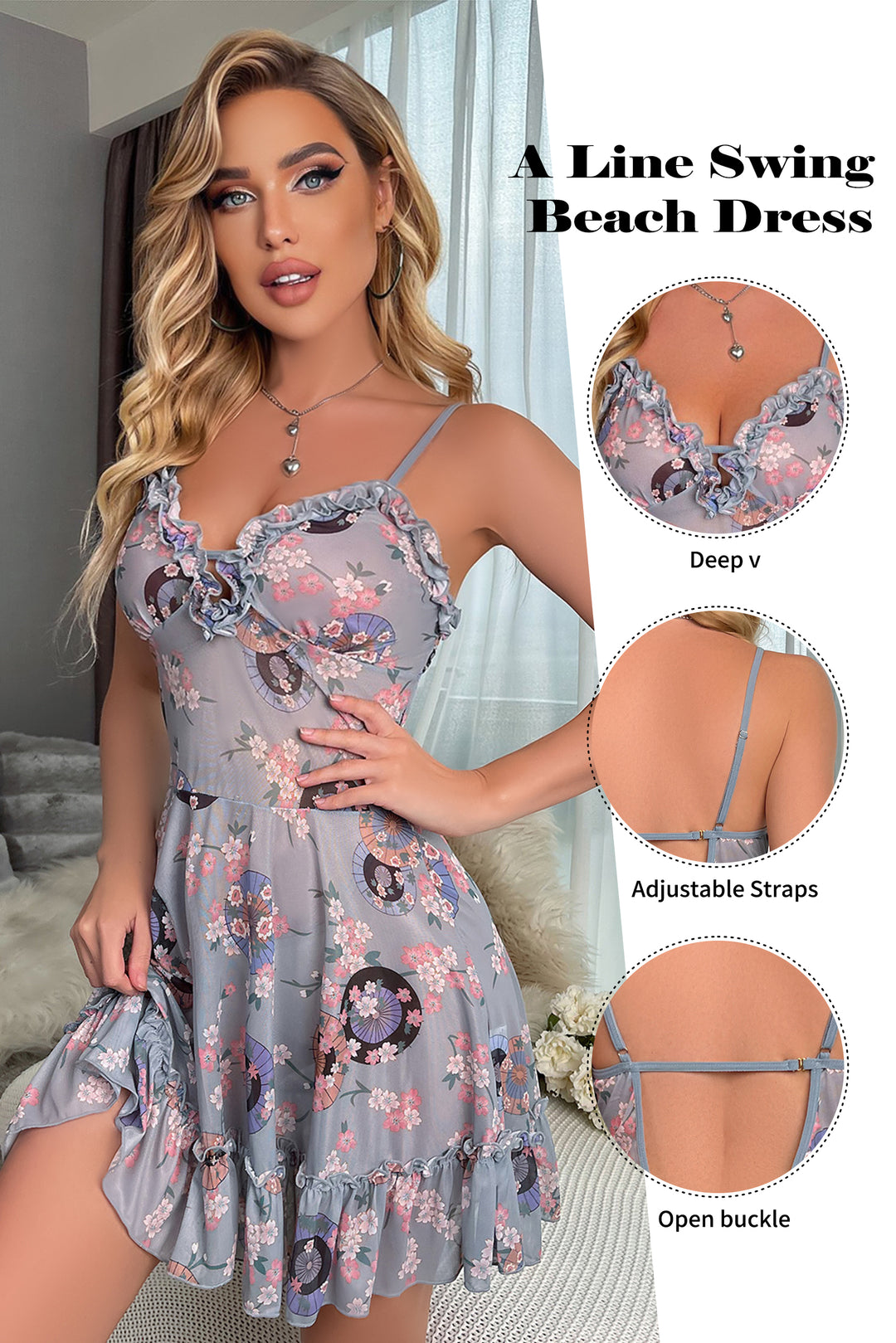 vestido casual de verano adsexy