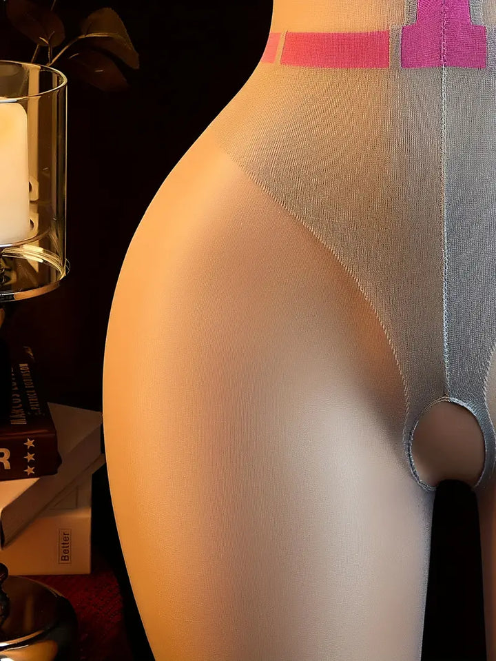 Women'S Sexy Bodystocking Lingerie Sexy Gray One-Piece Stockings Women Erotica Bodysuit Body Stockings