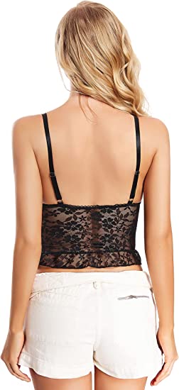 Adsexy Sexy Lace Casual Camisole Crop Tank Tops